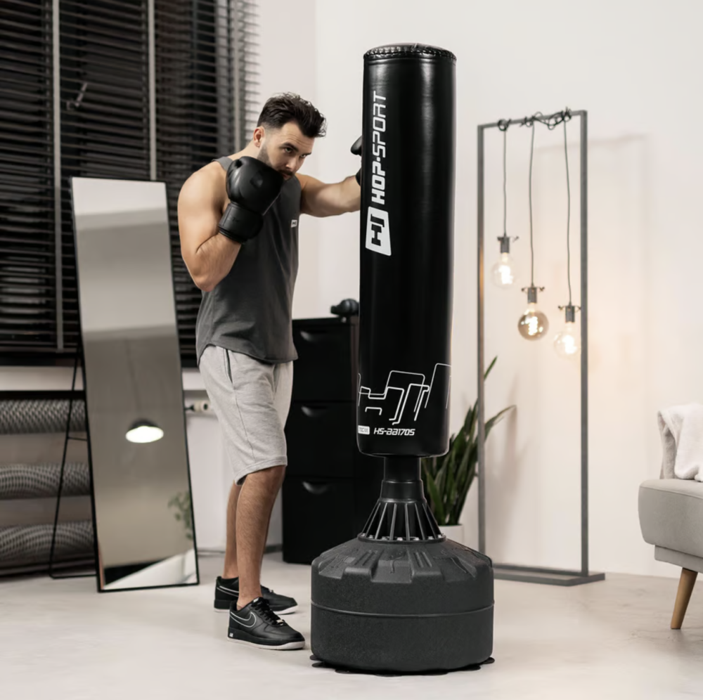Боксерський мішок для підлоги підлоговий груша для боксу та кікбоксингу тренажер для дому та спортзалу Київ - фото 10