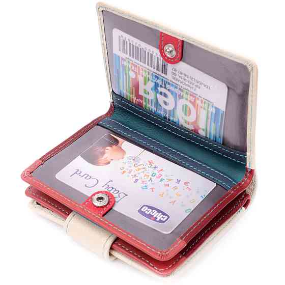 Женский кошелек из натуральной кожи вертикального формата Белый (ST Leather) Киев