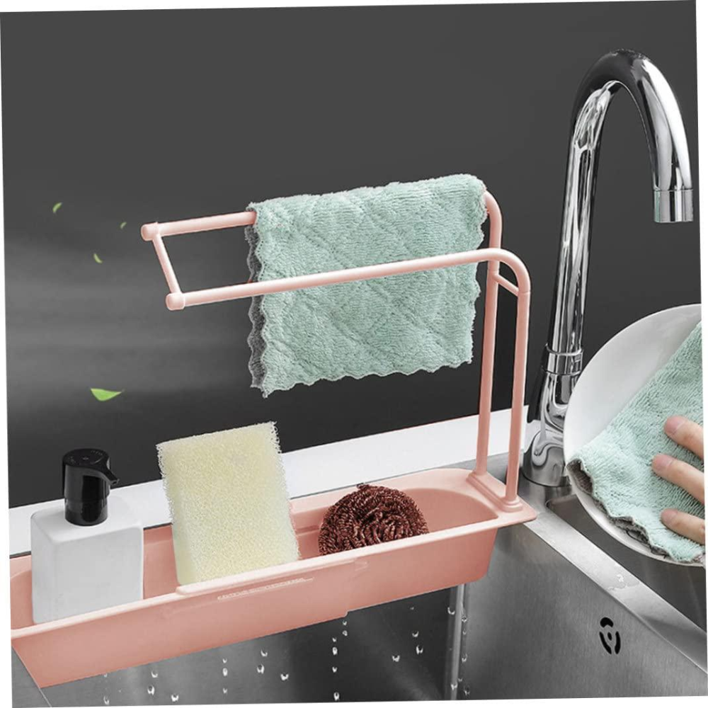 Органайзер для раковин кухонний розсувний (сірий) Луцьк - фото 1