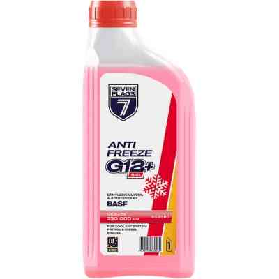 Антифриз 7FLAGS Super G12+ червоний ПЕ 0,945 кг (7350118360262) Винница