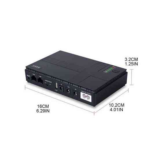 UPS Безперебійник для роутера WI-FI , Потужна батарея для роутера 10400Ah/18W Київ