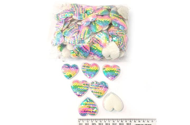 Нашивки аппликации на одежду Сердце 20 шт Киев - изображение 1