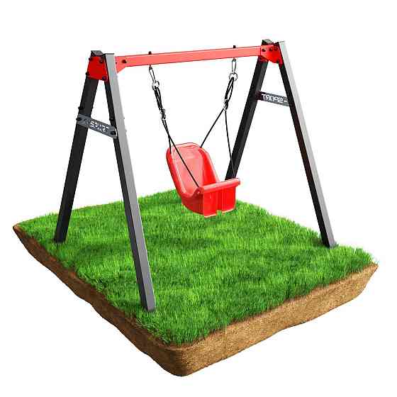 Гойдалка K-SPORT KSOZ023 SUPER FUN - сіро-червона Київ