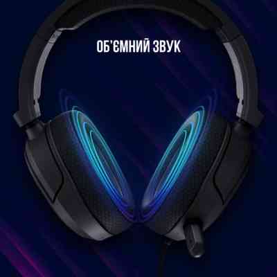 Навушники Lorgar Kaya 460 Gaming RGB USB Black (LRG-GHS460) Вінниця