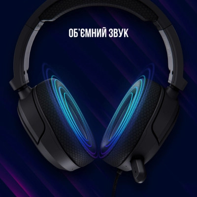 Навушники Lorgar Kaya 460 Gaming RGB USB Black (LRG-GHS460) Вінниця - фото 2