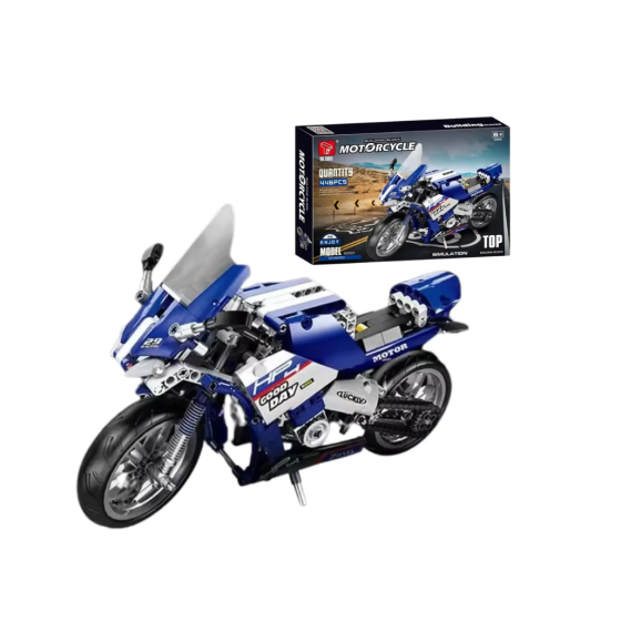 Конструктор детский.Мотоцикл спортивный байк на 446 деталей, детский Каменец-Подольский