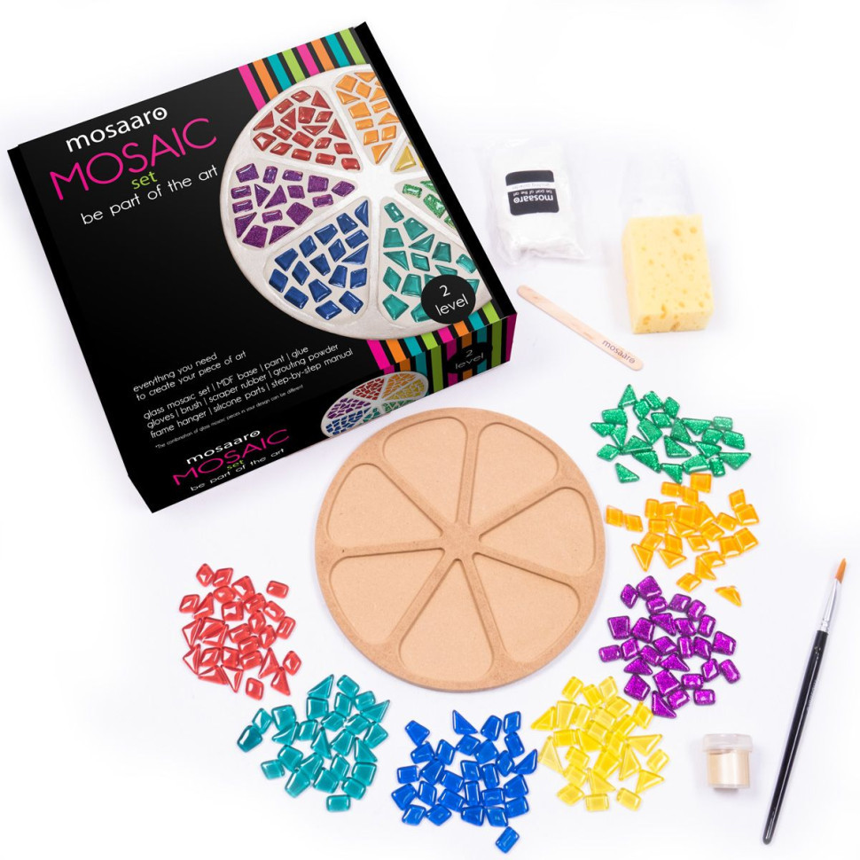 Набор для творчества стеклянная мозаика 