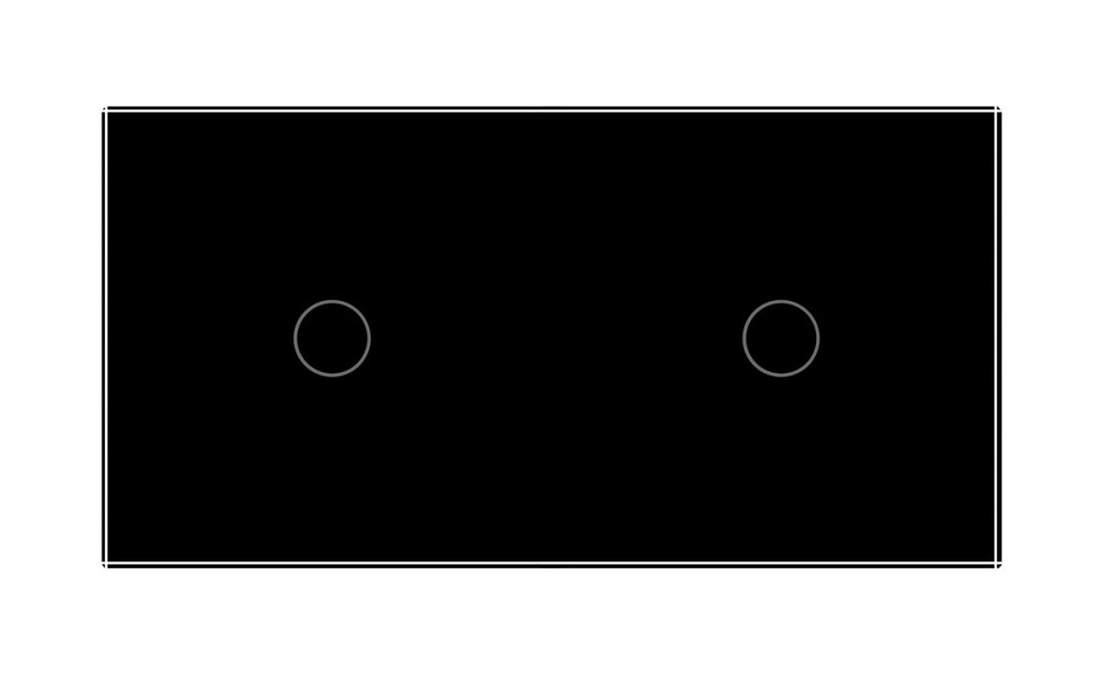 Розумний сенсорний ZigBee вимикач 2 сенсора (1-1) Livolo чорний (VL-C701Z/C701Z-12) Коломыя - изображение 6