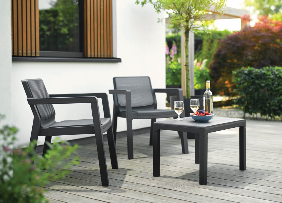 Набір меблів Keter Emily Balcony set з подушками, графіт Київ - фото 5