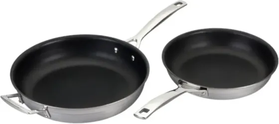 Le Creuset 3-ply zestaw 2 szt patelni 24/28cm stal nierdzewna nieprzywierająca LEC00096 Киев