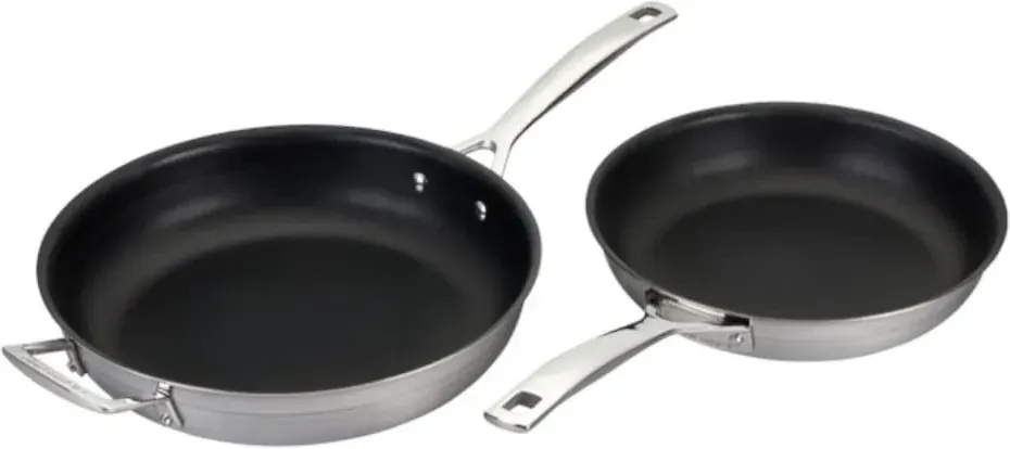 Le Creuset 3-ply zestaw 2 szt patelni 24/28cm stal nierdzewna nieprzywierająca LEC00096 Киев - изображение 1