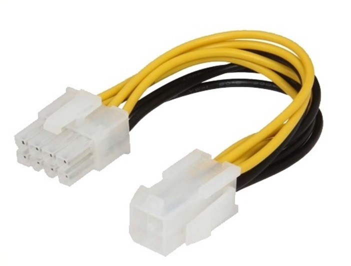 Кабель живлення для процесора ATX 4 pin F - 8 pin M, 0.2м Вінниця - фото 2