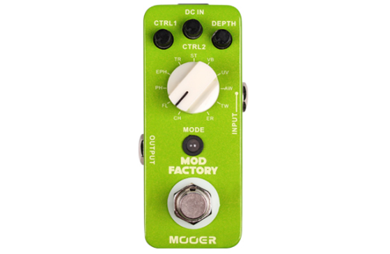 Гитарная педаль Mooer Mod Factory Modulation Monoblock MKII MME2, 11 эффектов модуляции, True Bypass, металлический корпус Киев