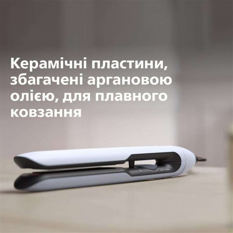 Праска (випрямляч) для волосся Philips BHS520/00 Білий Харьков - изображение 6
