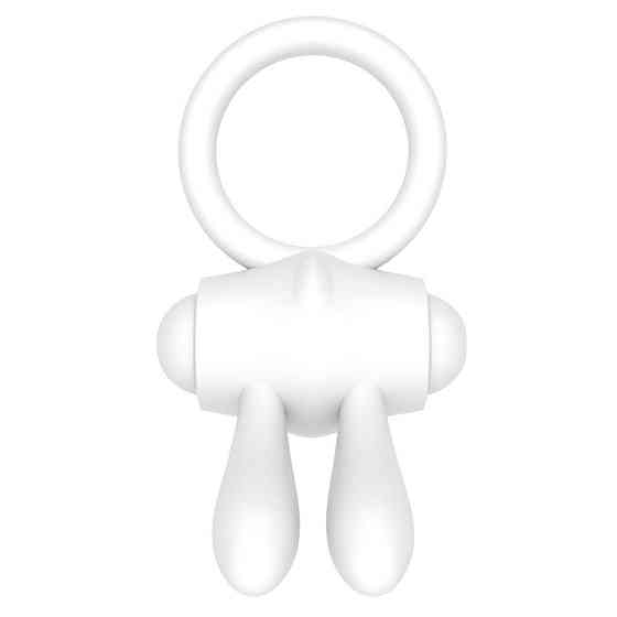 Ерекційне кільце - Power Clit Cockring Rabbit White Sex Aura Київ