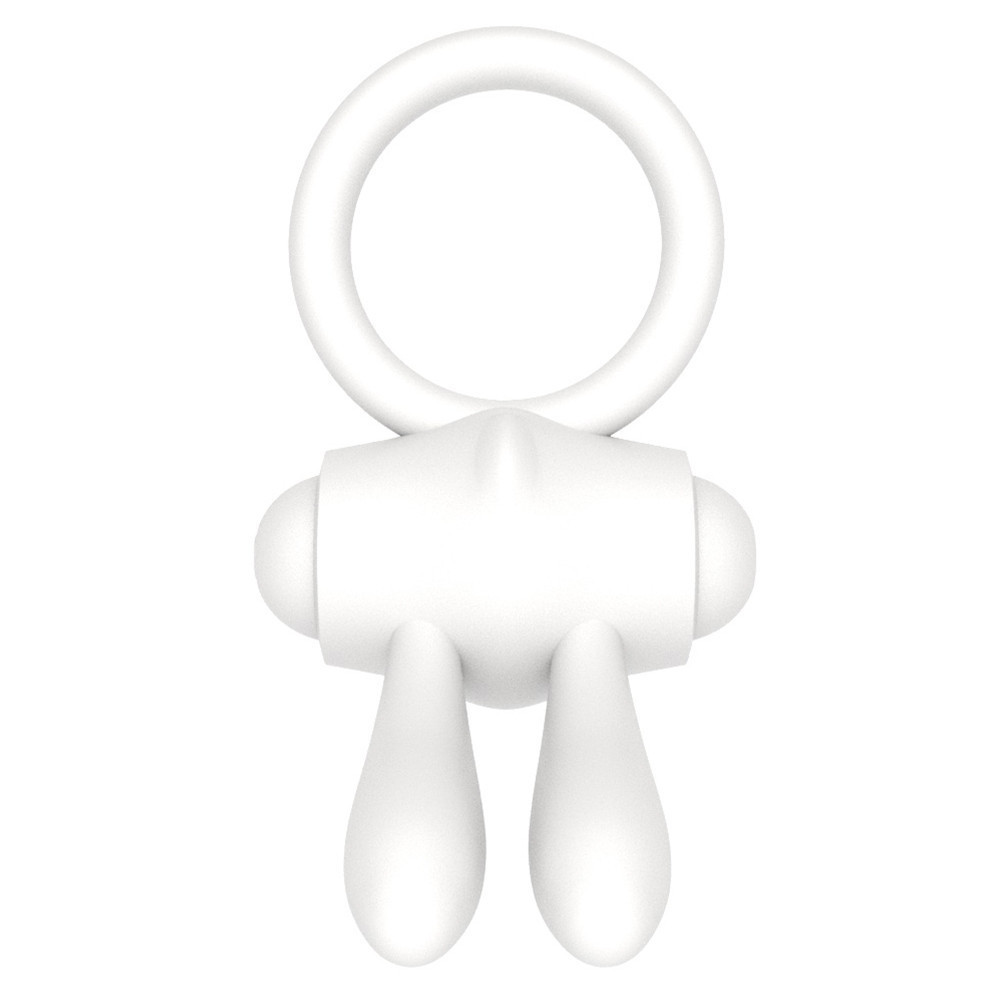 Ерекційне кільце - Power Clit Cockring Rabbit White Sex Aura Київ - фото 6