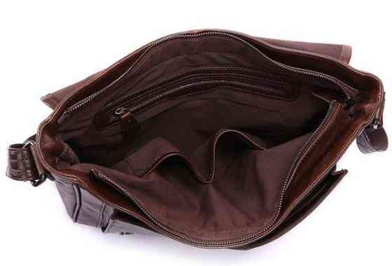 Сумка мужская Vintage 14089 под формат А4 Коричневая Киев