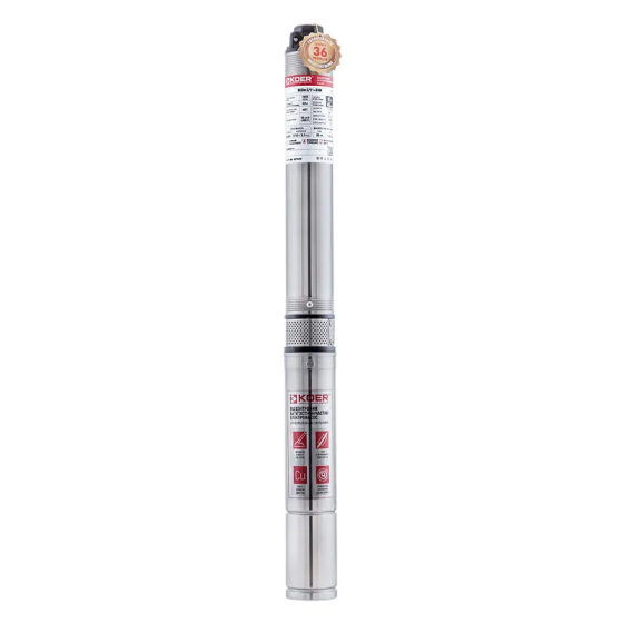 Насос свердловинний відцентровий Koer 4KDm 3/9+40М 1 1/4