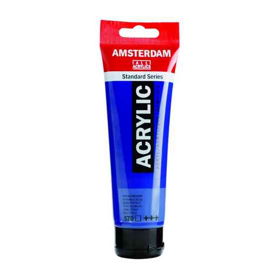 Фарба акрилова AMSTERDAM (570) Синій ФЦ 120 мл Royal Talens Київ
