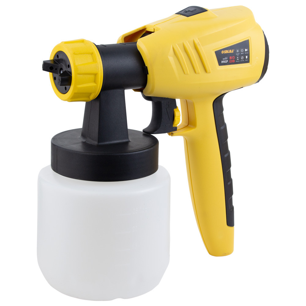 Sigma Краскораспылитель электрический HVLP 800Вт Ø1.8/2.6мм 900мл/мин н/б 800мл SIGMA (6816051) Коломия - фото 6