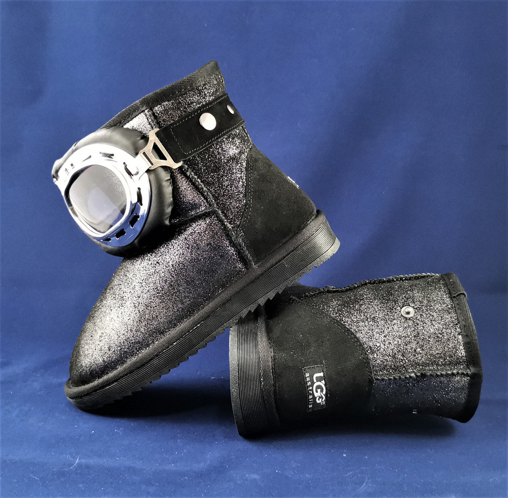 Зимові Жіночі Уггі UGG Чорні Чоботи на Хутрі Теплі (розміри: 36,37) - 29 Дніпро - фото 8