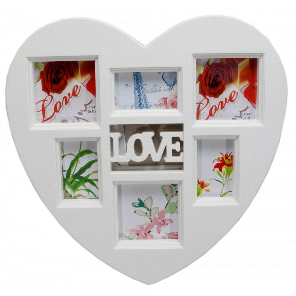 Фоторамка в форме сердца белая Киев - изображение 1