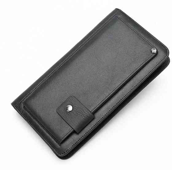 Клатч чоловіча з ременем Чорний (Vintage) Київ