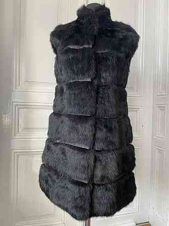 Жилетка жіноча з хутра кролика подовжена 48 р. Коломыя