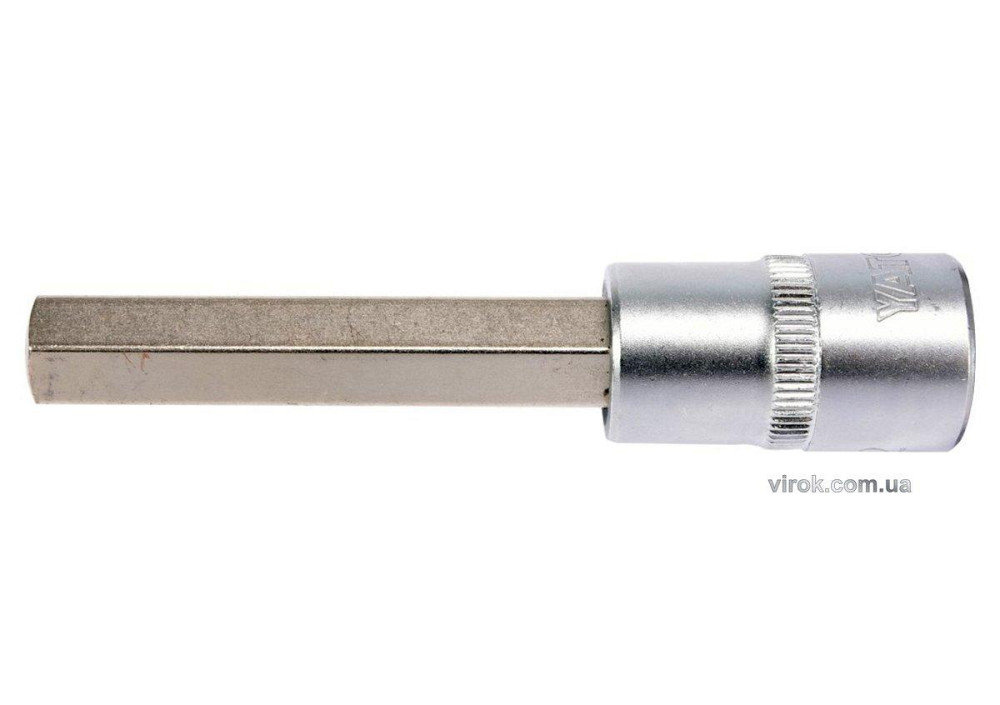 Головка торцева YATO квадрат 1/2 HEX M12, L= 100 мм. подовжена [20/120] Одеса - фото 1