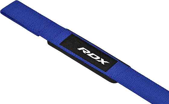 Лямки для тяги RDX W1 Gym Single Strap Blue Plus Кам'янське