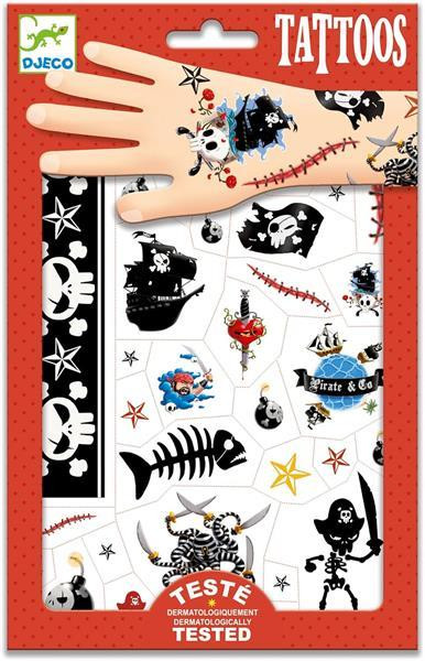 Набор наліпок на тіло Djeco Пірати (DJ09584) Харків - фото 7
