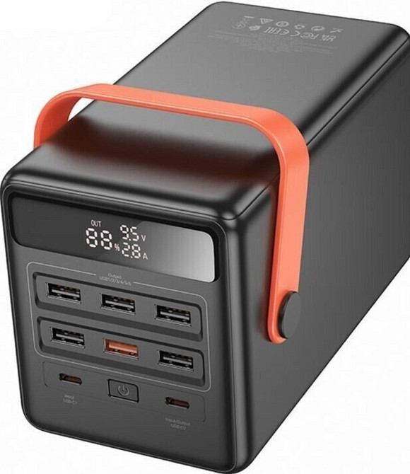 Зовнішній акумулятор Hoco DB03 Max 65W (100000mAh) - Black Харків - фото 1