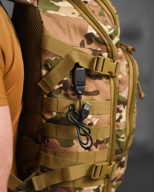 Рюкзак Silver knight mtk с USB ВТ1428 Одесса - изображение 3