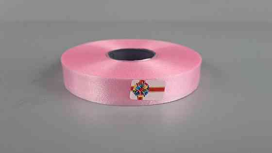 Стрічка поліпропіленова для повітряних куль і подарунків 2 см х 100 ярдів рожева (1 пачка) Харків