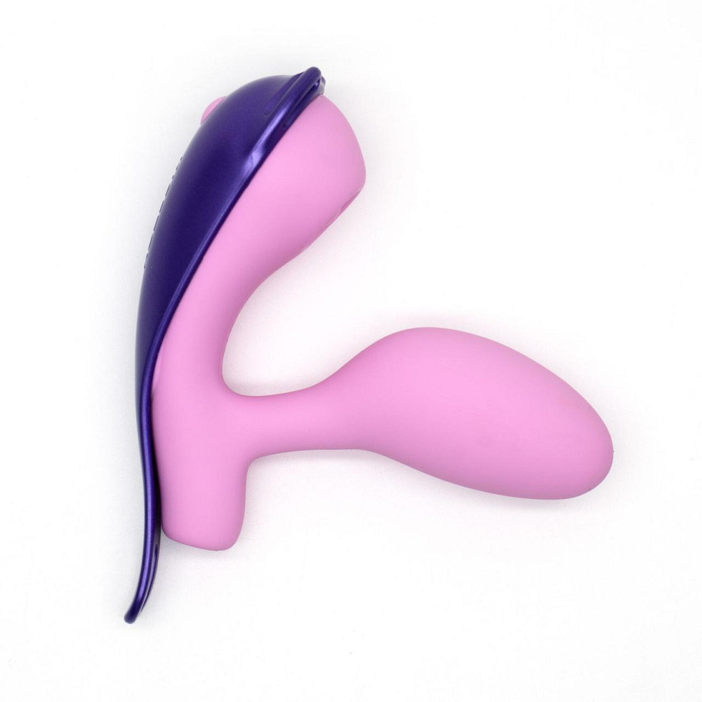 Виброяйцо под одежду KISSTOY Viosecret Pro, с пульсацией для клитора, трусики-стрепы в комплекте Sex Aura Киев - изображение 3