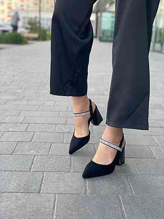 Meideli Жіночі босоніжки чорні із закритим носком літні з еко-замші MEIDELI -1 р. 36-40 Коломыя