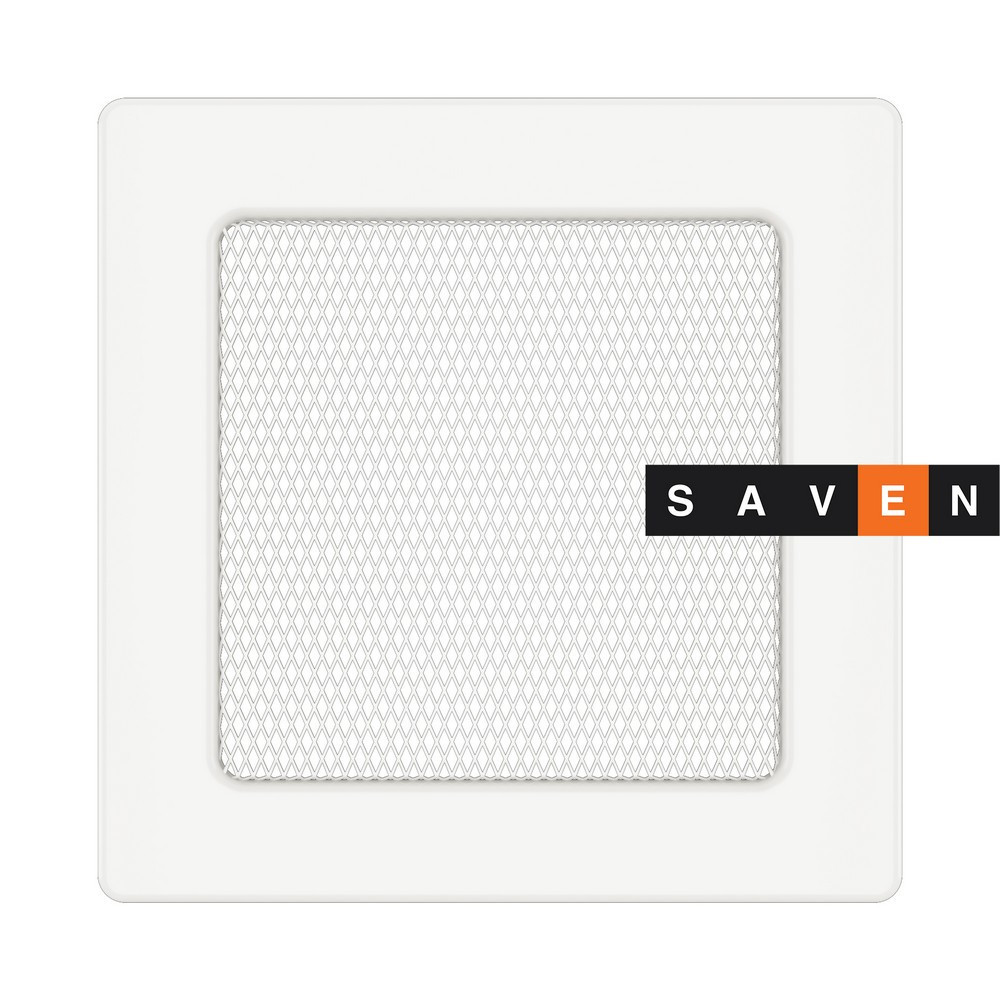 Вентиляційна решітка для каміна SAVEN 17х17 біла Львів - фото 1