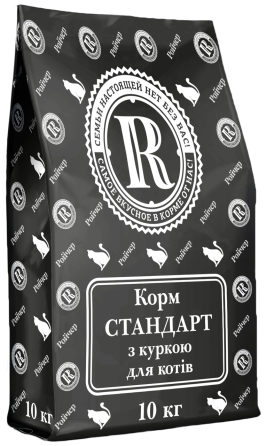 Сухий корм Ройчер Стандарт з куркою для котів 10 кг Вінниця