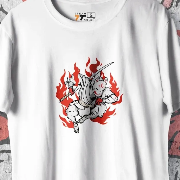 Футболка для підлітка хлопчика з принтом Ninja Розмір 160 Anime10341 Дніпро - фото 4