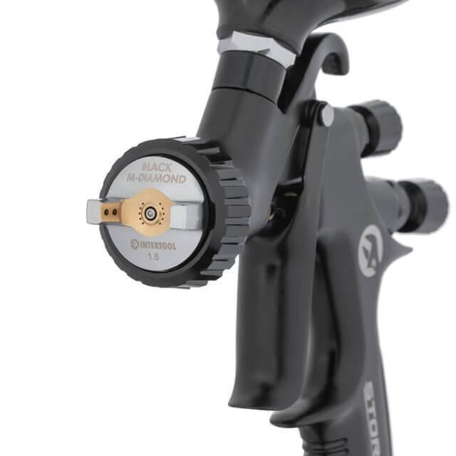 Фарборозпилювач INTERTOOL PT-0168 з в/б 1,8мм600млLVLP BLACK Коломыя - изображение 3