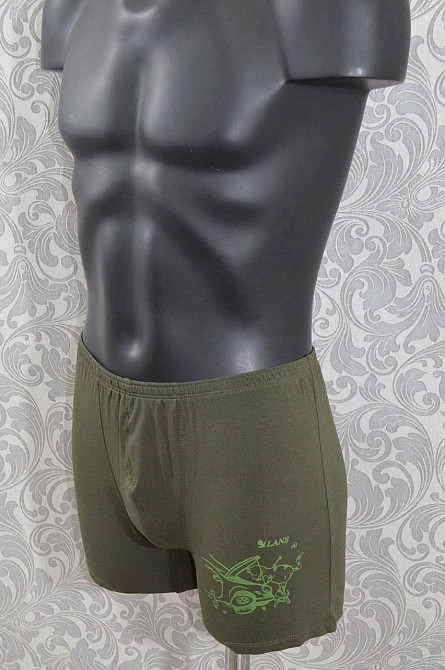 Труси чоловічі шорти Lans 06/014 M, Хакі Київ - фото 1