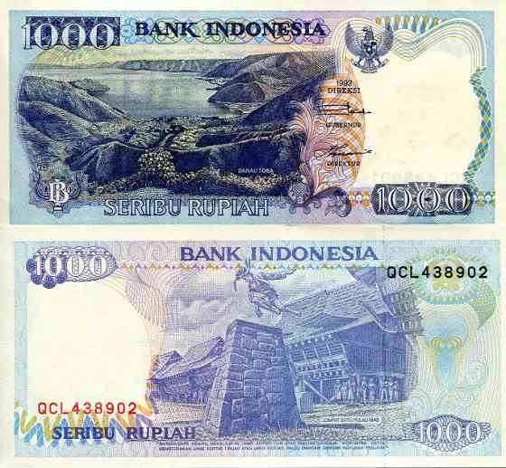 Індонезія / Indonesia 1000 Rupiah 1992 (1999) Pick 129h UNC Полтава