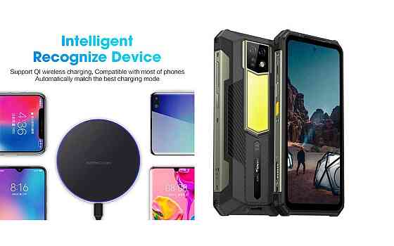 Бездротовий зарядний пристрій Copper до 30W для realme GT 8 Pro, USB-C, LED Київ
