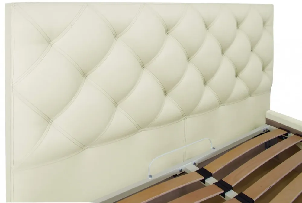 Ліжко Bristol Comfort 140 х 190 см Fly 2200 A1 З підйомним механізмом та нішою для білизни Білий Київ - фото 3