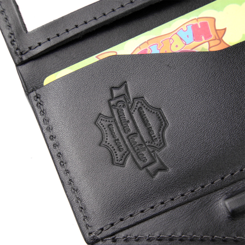 Портмоне карманное 11336 Grande Pelle Черное Киев - изображение 7