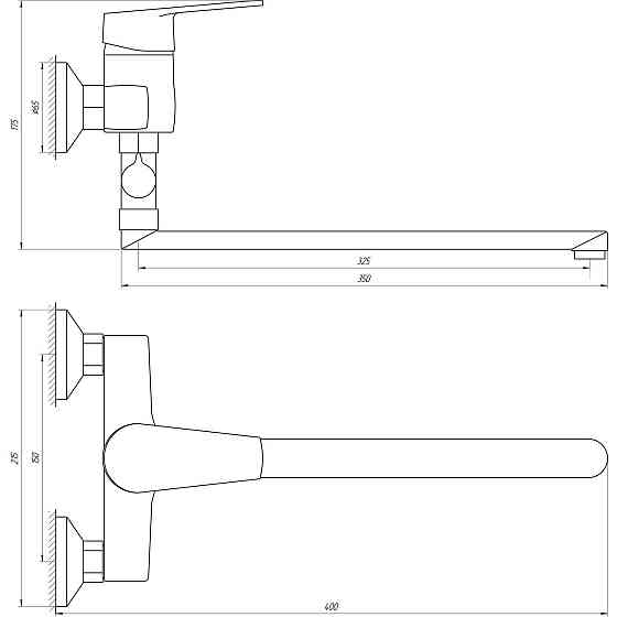 Змішувач для ванни DOMINO BLITZ DBC-108 (000010562) Київ