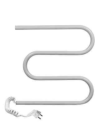 Полотенцесушитель электрический NAVIN Змеевик 500х500 белый, левый12-000100-5050 Киев