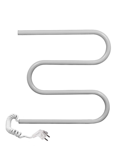 Полотенцесушитель электрический NAVIN Змеевик 500х500 белый, левый12-000100-5050 Киев - изображение 1