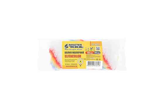 Валик малярный MASTERTOOL Elitacolor 30/100/11 мм Ø 6 мм 92-4804 Ровно