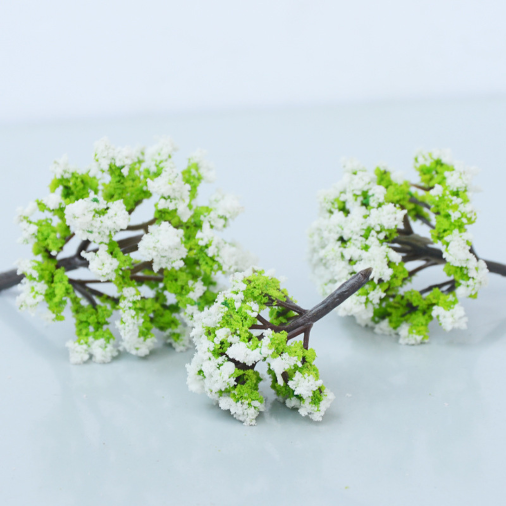 Цветущие деревья 12 см для макетов, миниатюры, песочного стола, мини-сада, диорам, моделирования Белое цветущее 12 см Одесса - изображение 2